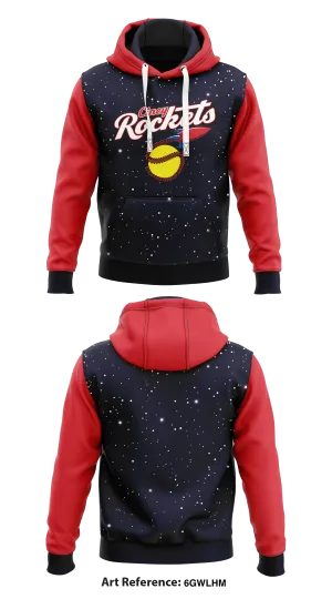 Cincy Rockets Store 1 Core Men's Hooded Performance Sweatshirt - 6GWLhM