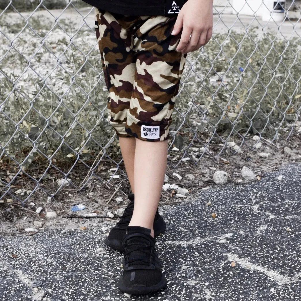 City Camo Collection Shorts- 3 Colors Available!