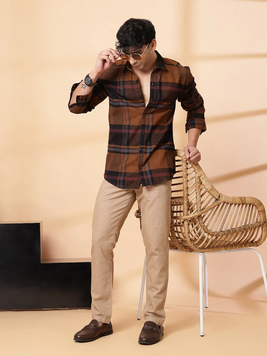 Classic Checkered Cotton Shirt