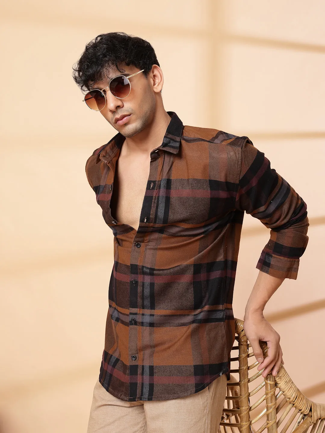 Classic Checkered Cotton Shirt
