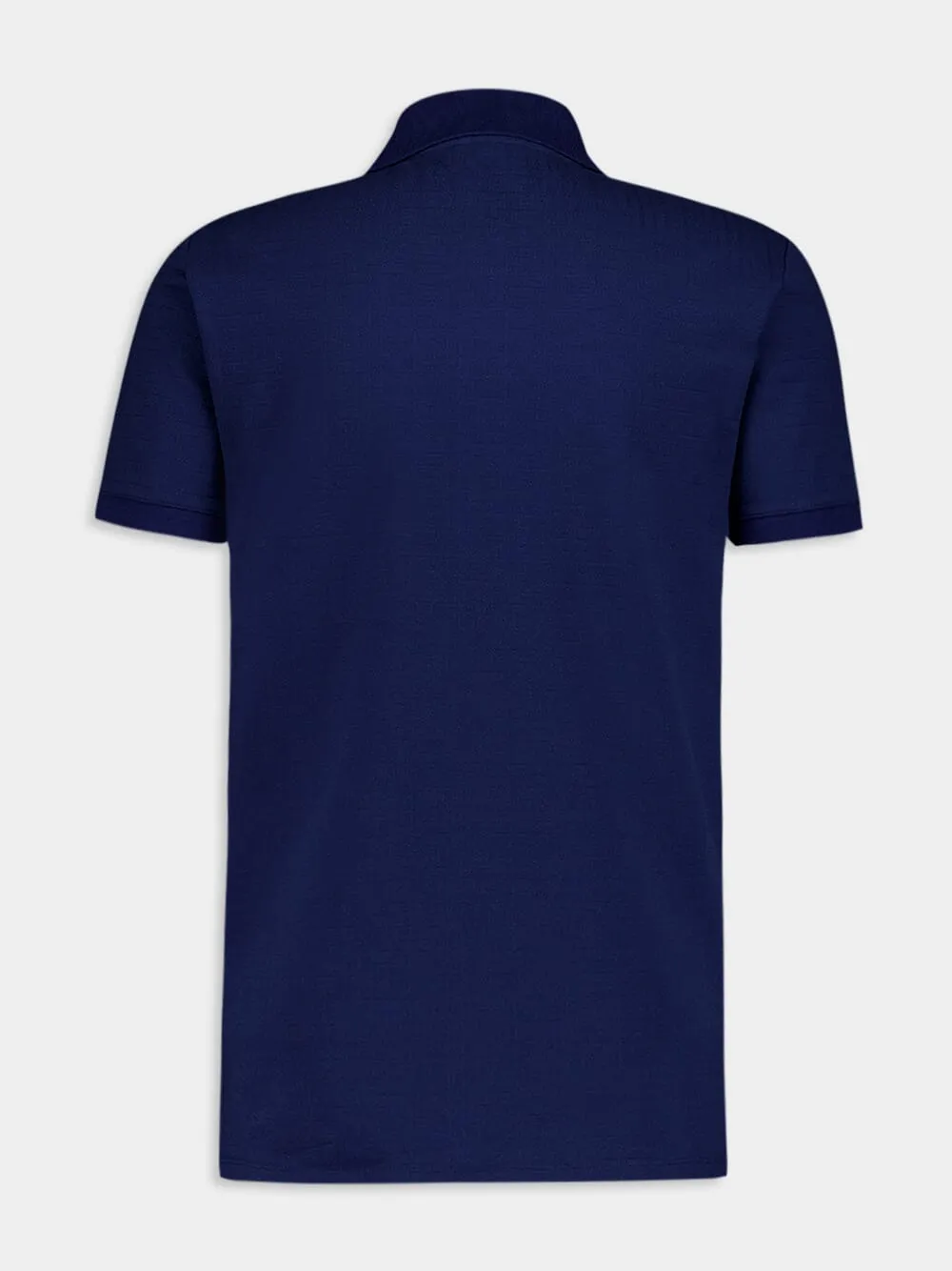 Classic Piqué Blue Polo Shirt