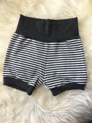 Classic Stripes Harem Shorts, Grow-With-Me