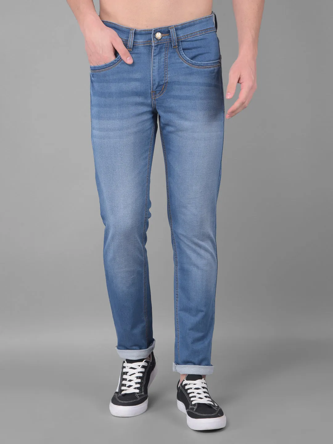 COBB BLUE NARROW FIT PREMIUM JEANS