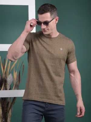 COBB BROWN SELF-DESIGN ROUND NECK T-SHIRT