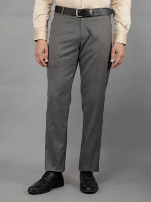 COBB MENS DARK GREY FORMAL TROUSERS