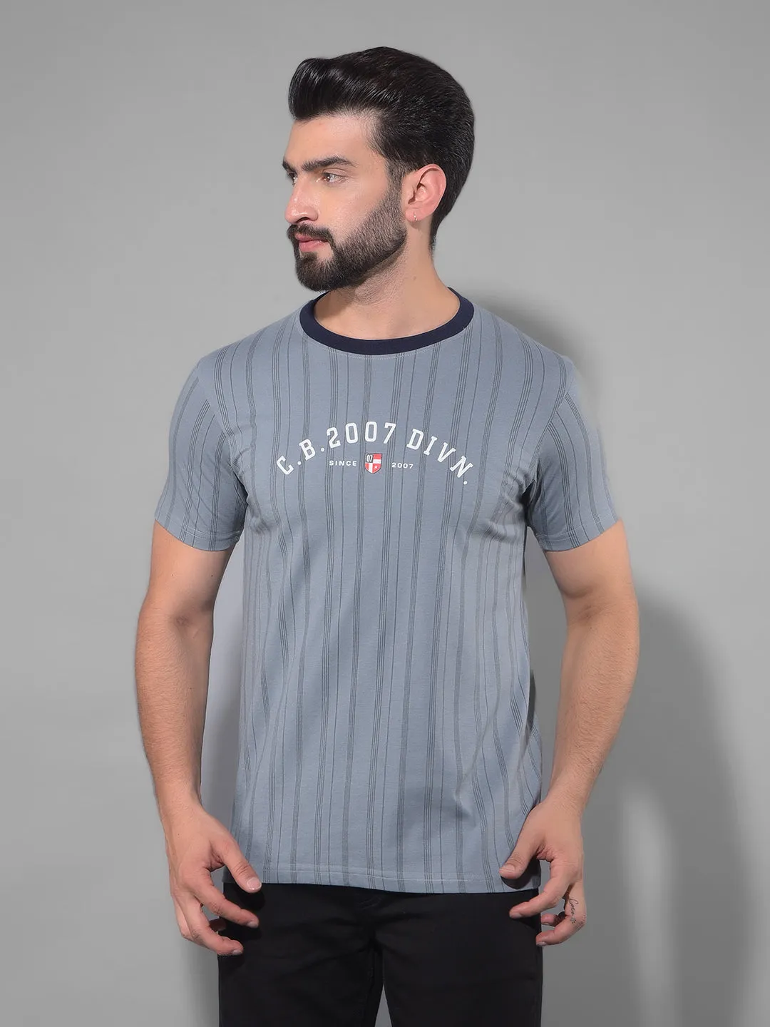COBB MEN'S PACK OF 3 PRINTED ROUND NECK COMBO T-SHIRT