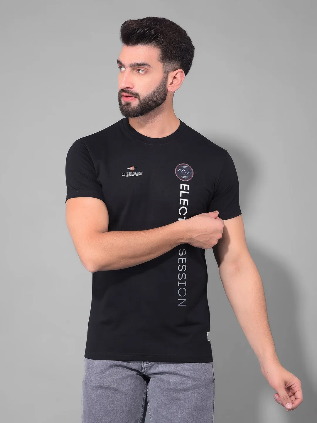 COBB MEN'S PACK OF 3 PRINTED ROUND NECK COMBO T-SHIRT