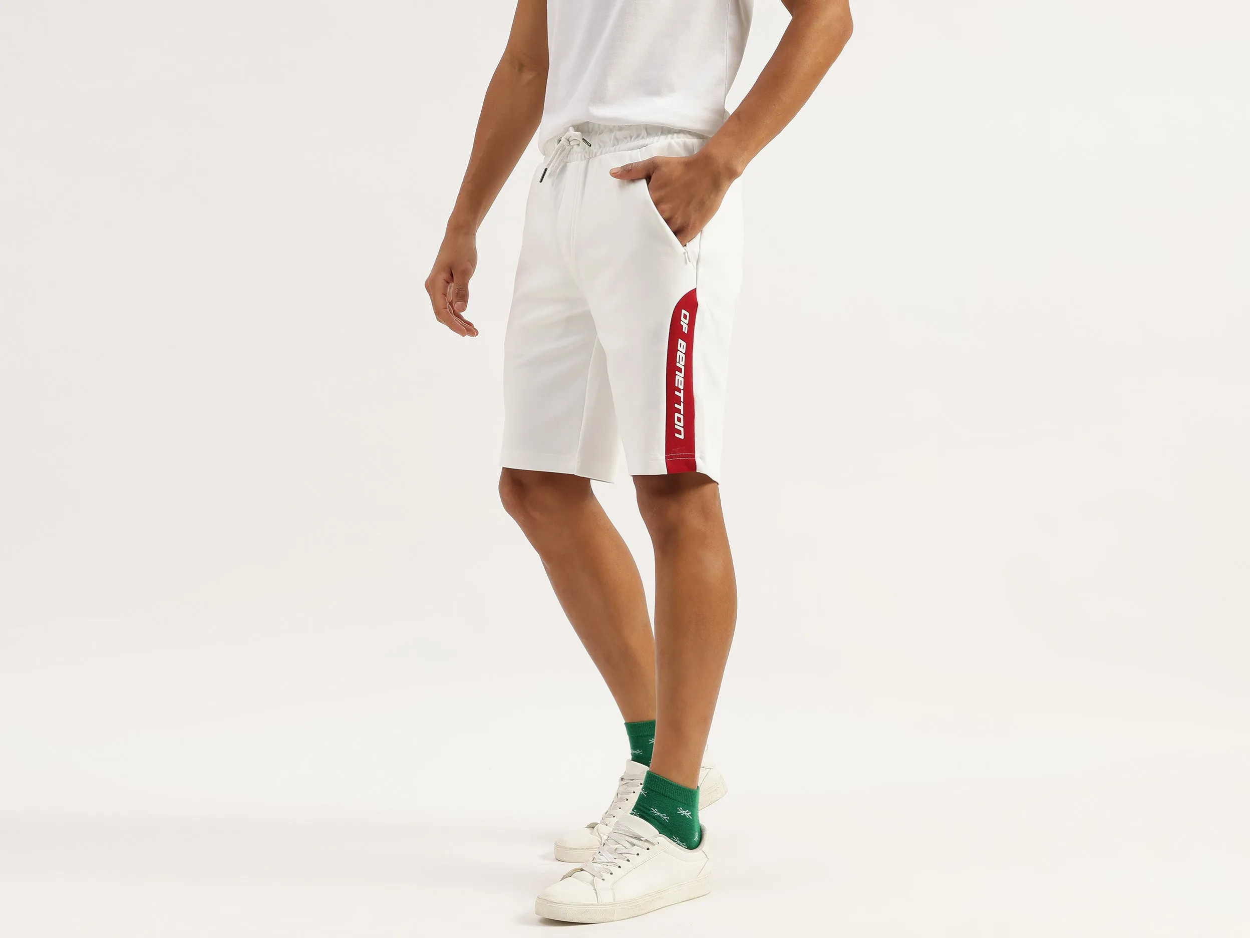 Colorblock Regular Fit Sweat Shorts
