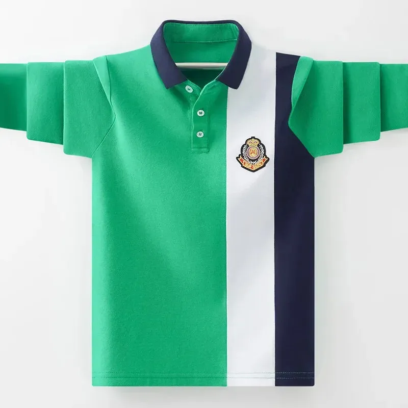 Contrast Collar Polo Tee