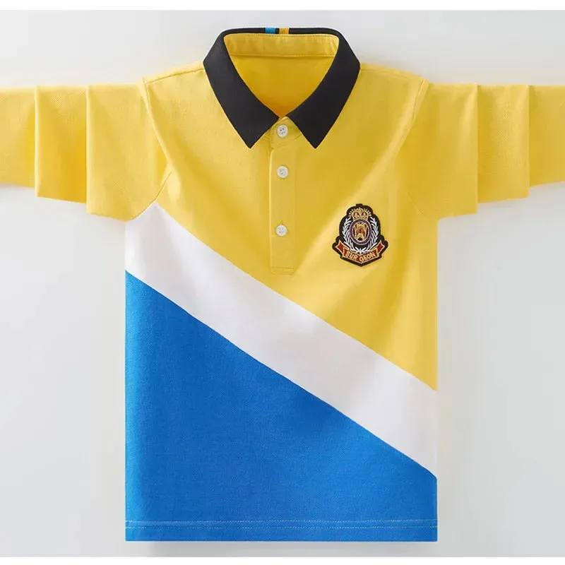Contrast Collar Polo Tee