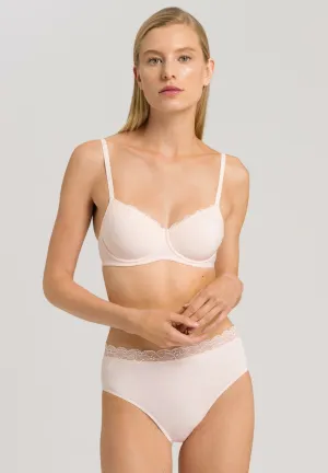 Cotton Lace - Light Padded Underwired Bra