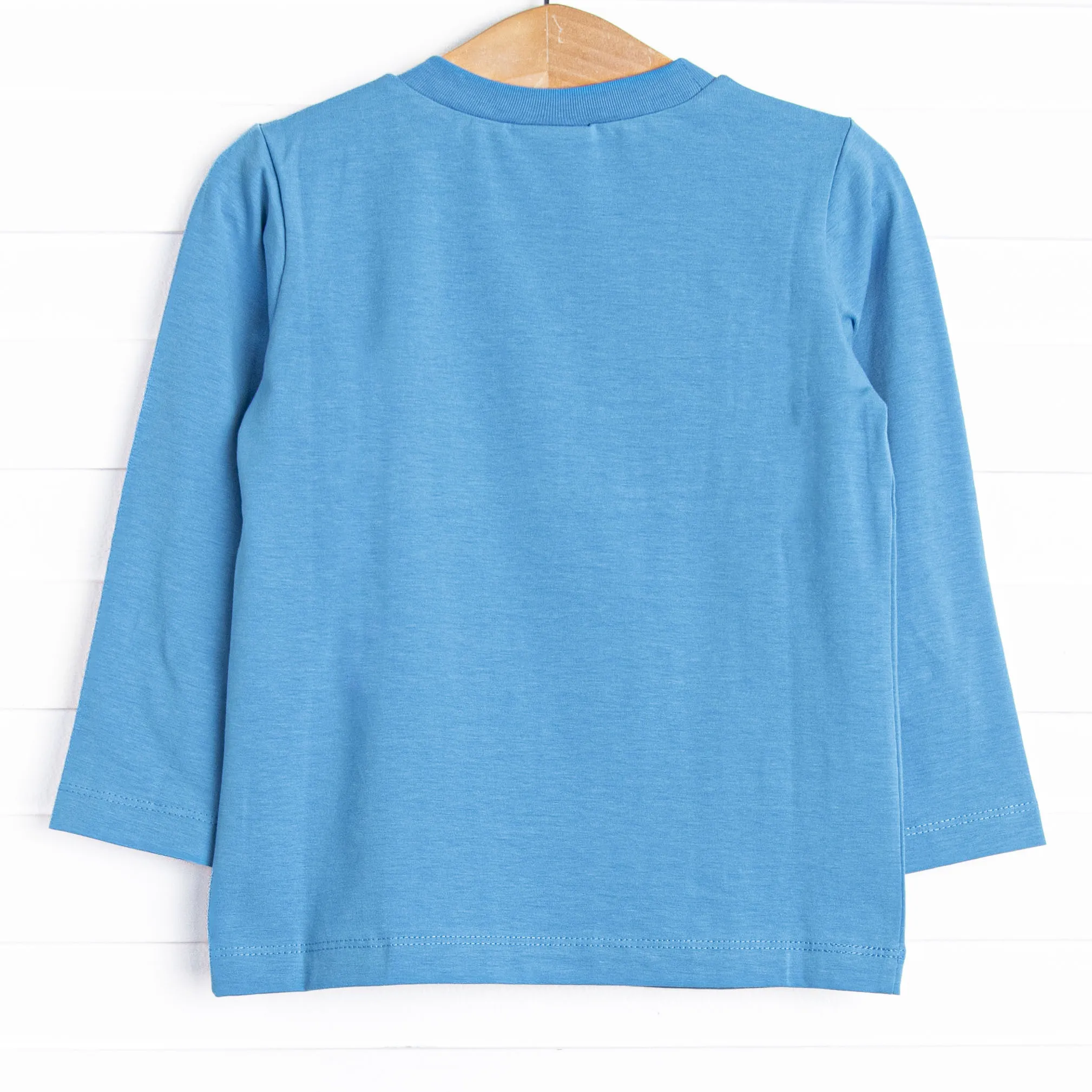 Craftsman Cutie Smocked Top, Blue