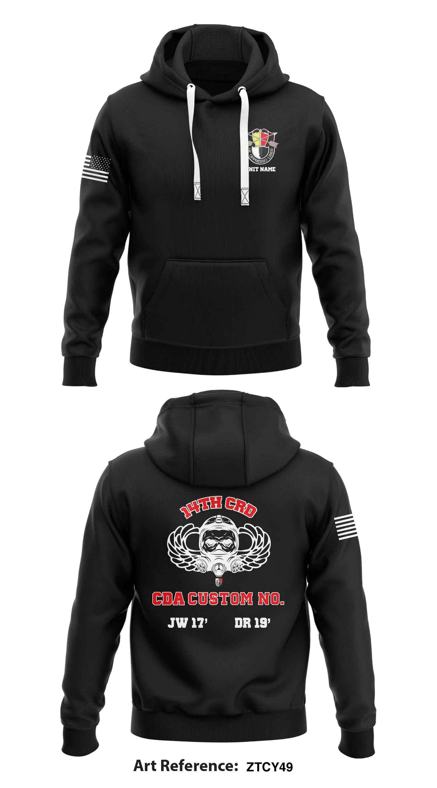 CUSTOM 14th CRD Store 1  Core Men's Hooded Performance Sweatshirt - zTCY49