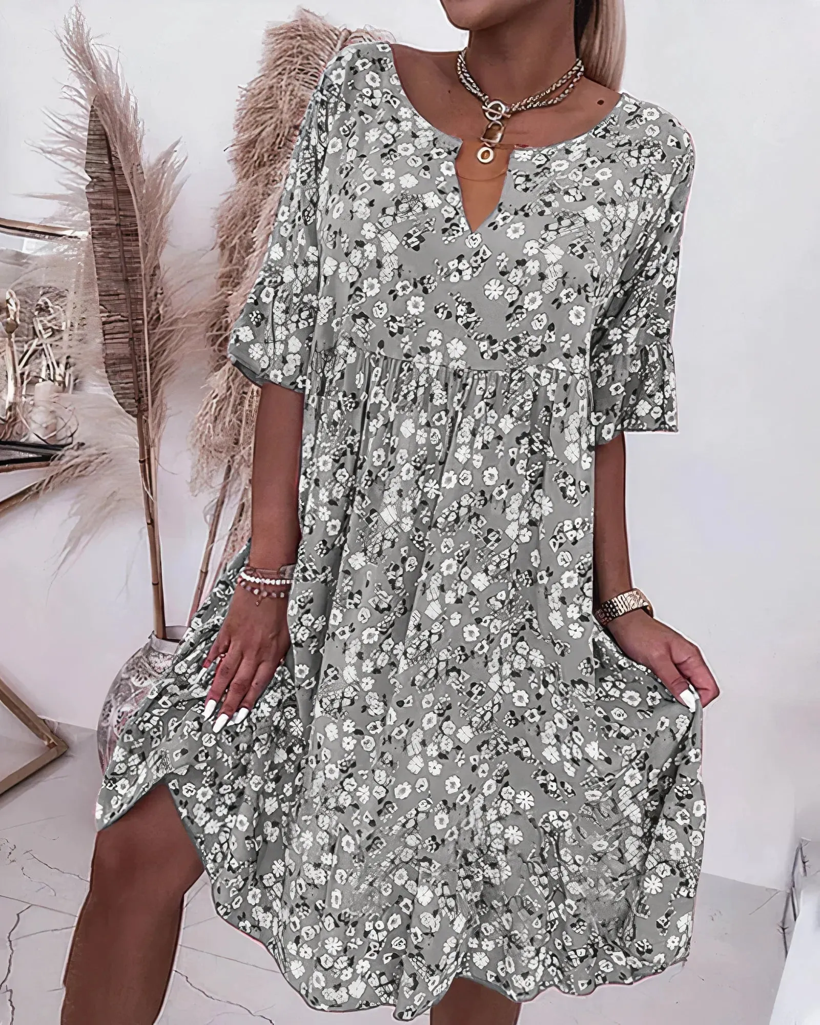 Dess Floral Dress