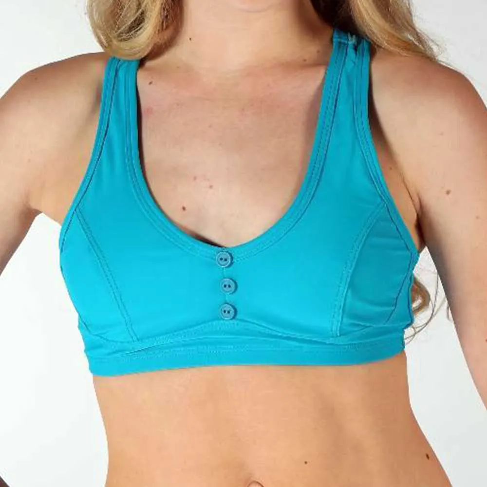 Divina A09 Hazy Buttoned Crop - Women's X small