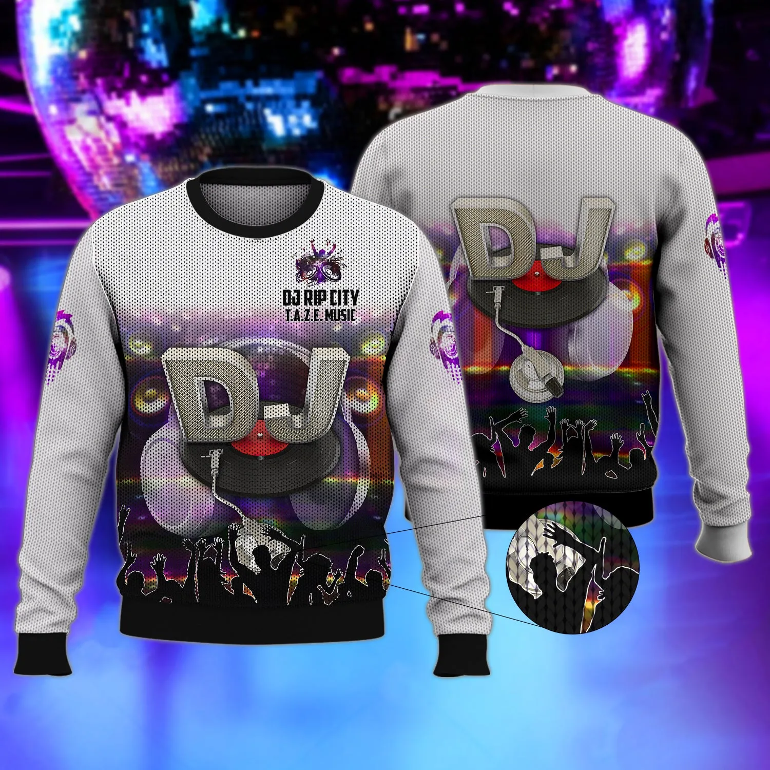 DJ Rip City - T.A.Z.E. Music 3D Full Print