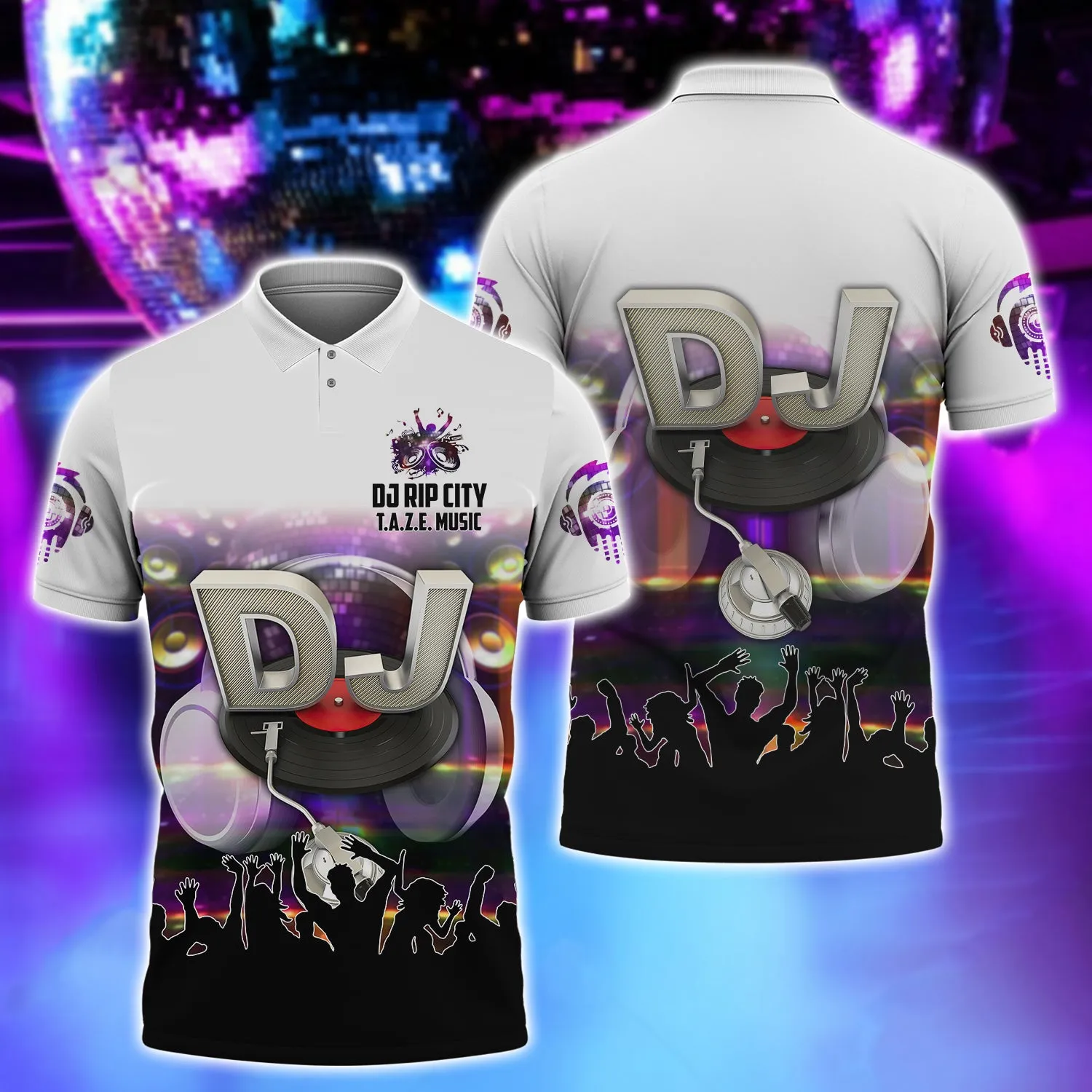 DJ Rip City - T.A.Z.E. Music 3D Full Print