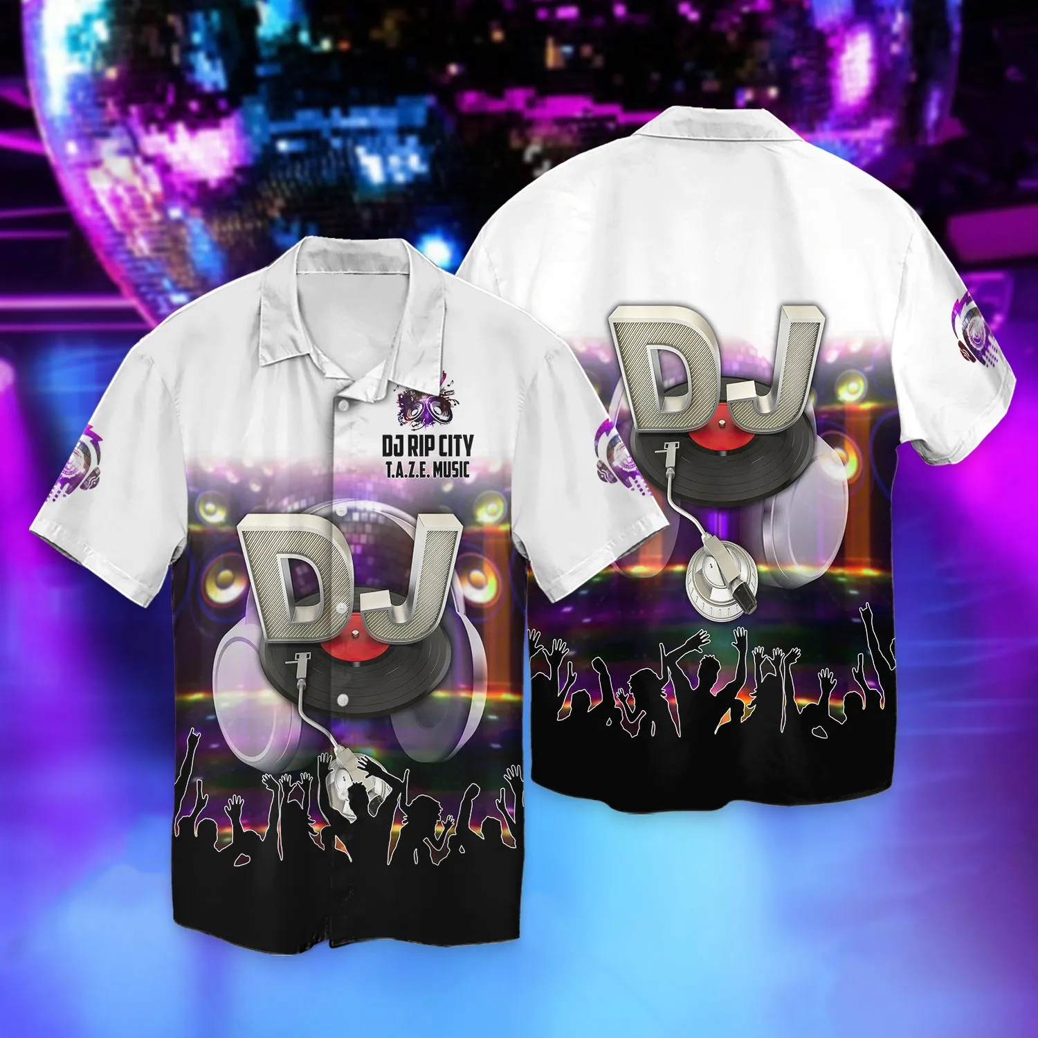 DJ Rip City - T.A.Z.E. Music 3D Full Print