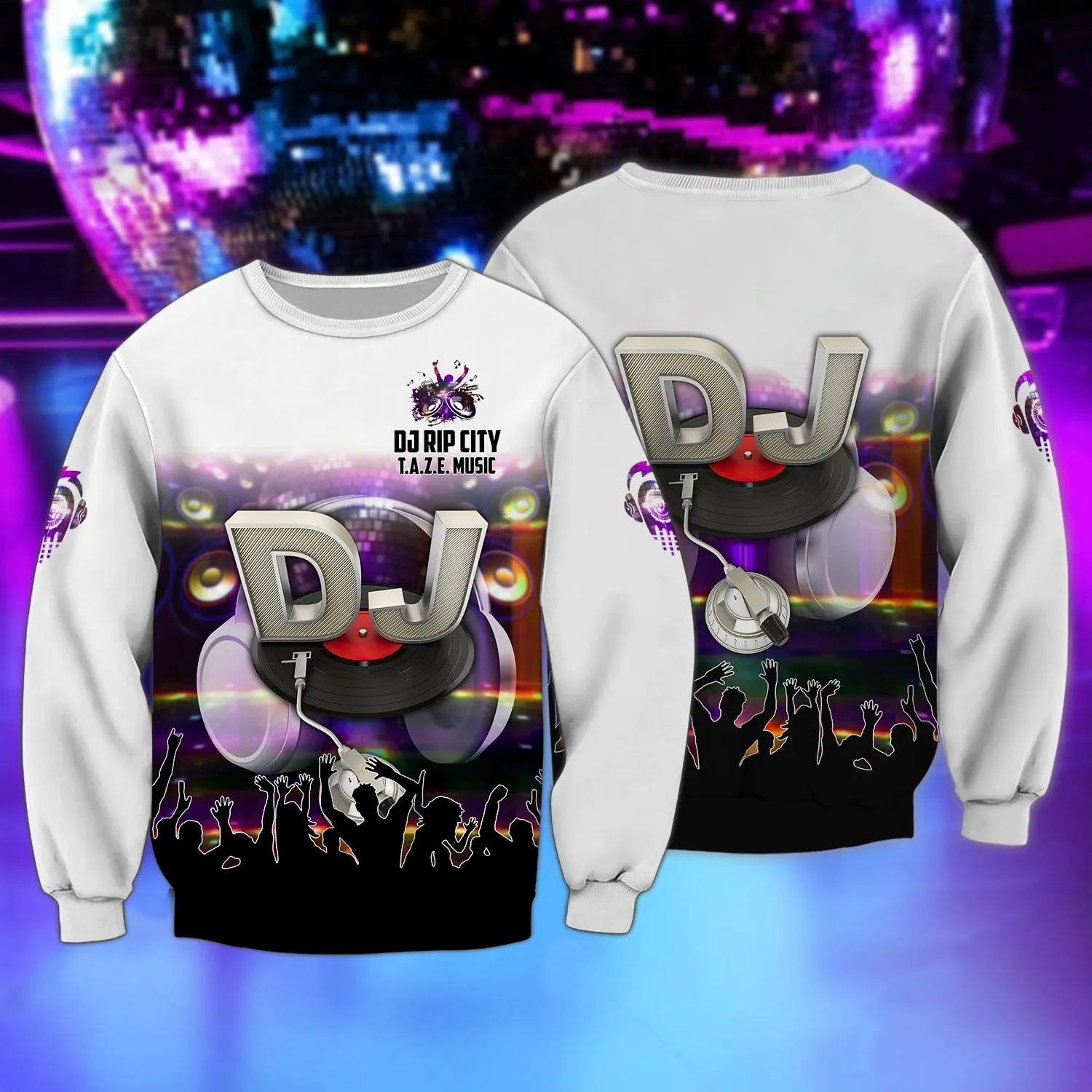 DJ Rip City - T.A.Z.E. Music 3D Full Print