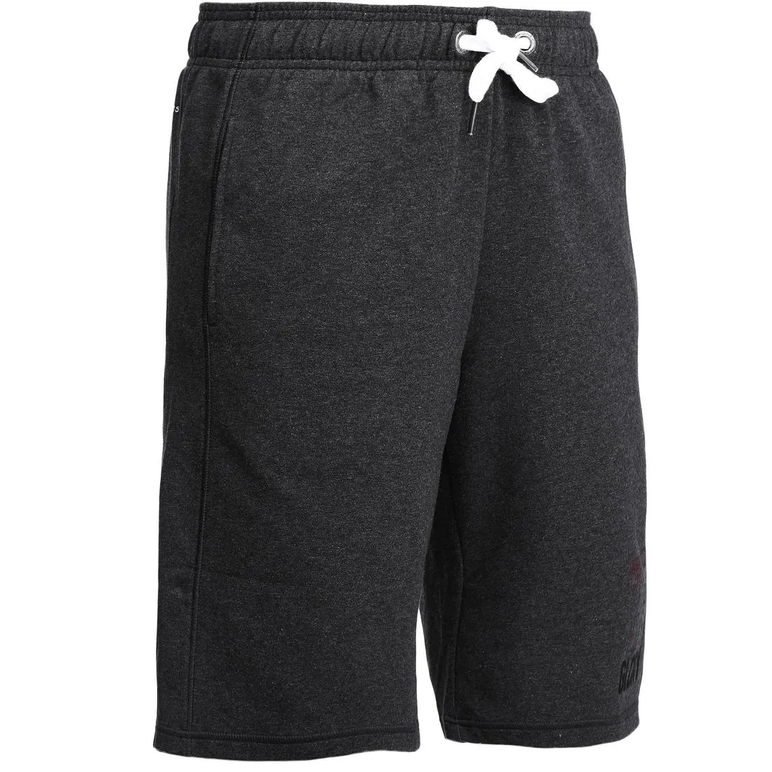 Dry Skin Bodybuilding Print Shorts - Dark Grey