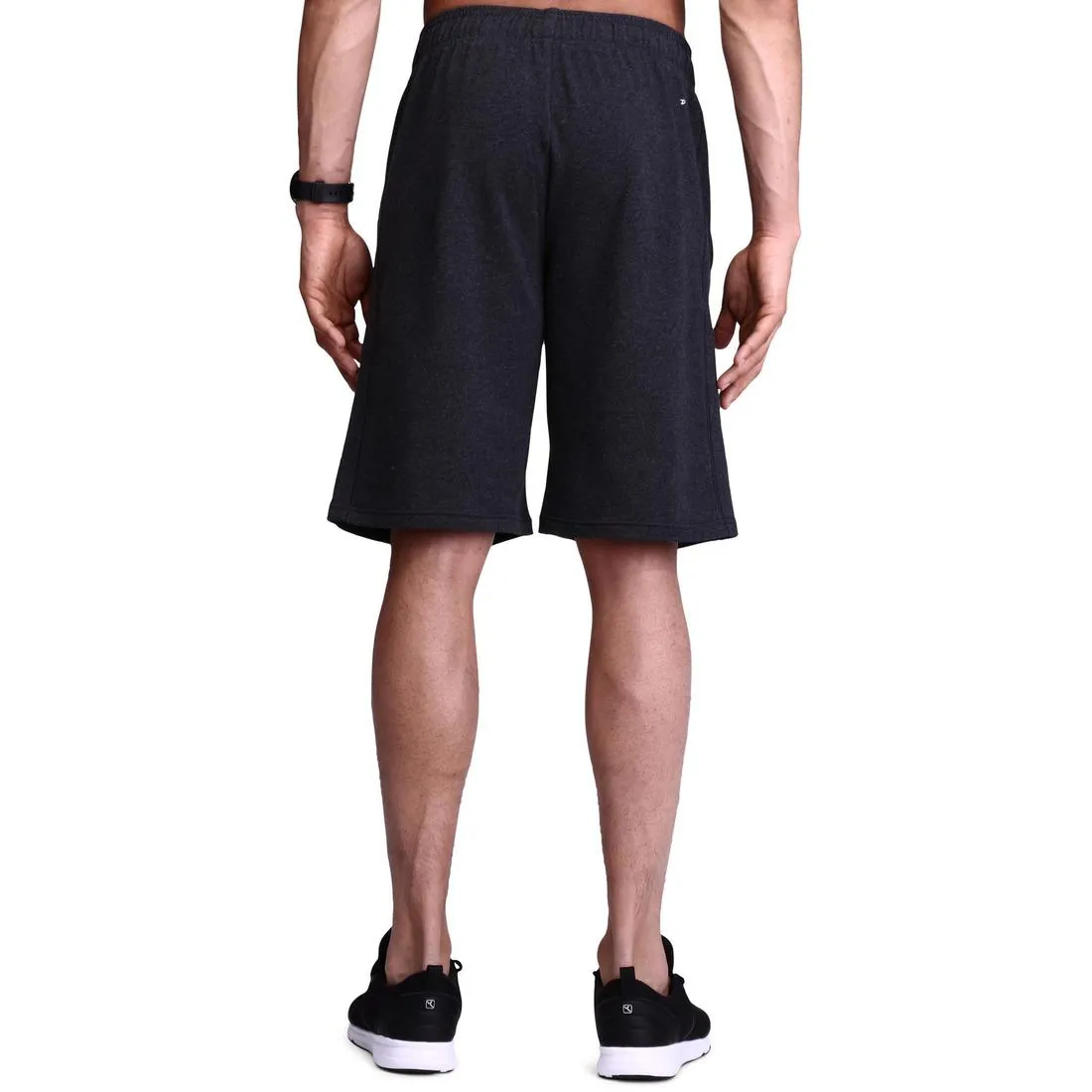 Dry Skin Bodybuilding Print Shorts - Dark Grey