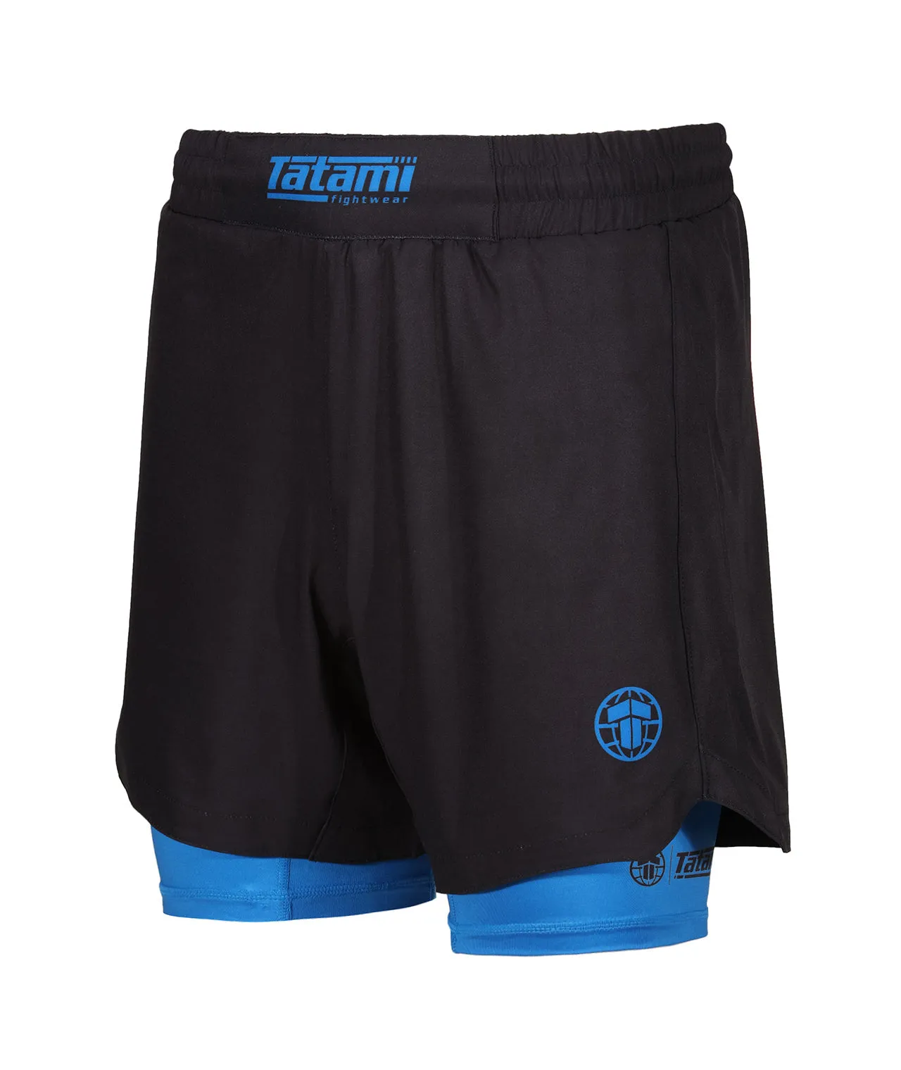 Dual Layer Grappling Shorts - Blue