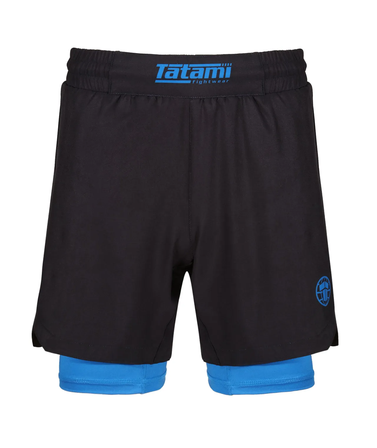 Dual Layer Grappling Shorts - Blue