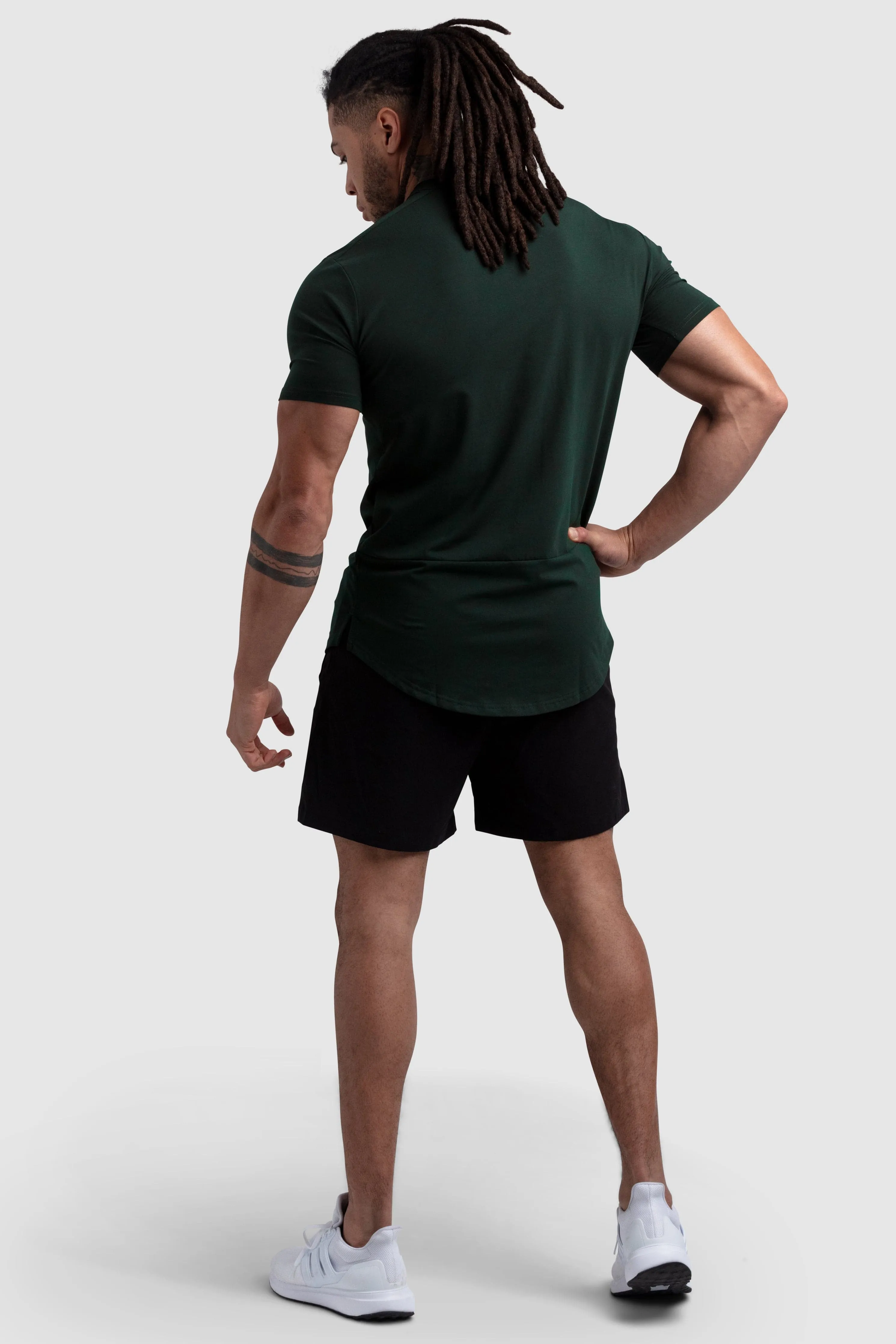 DYVN Drop Tee 'Outlined' - Green