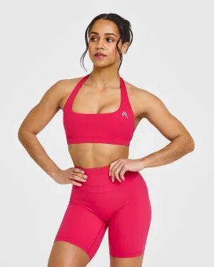 EasyLift™ Halter Bralette | Berry Bloom
