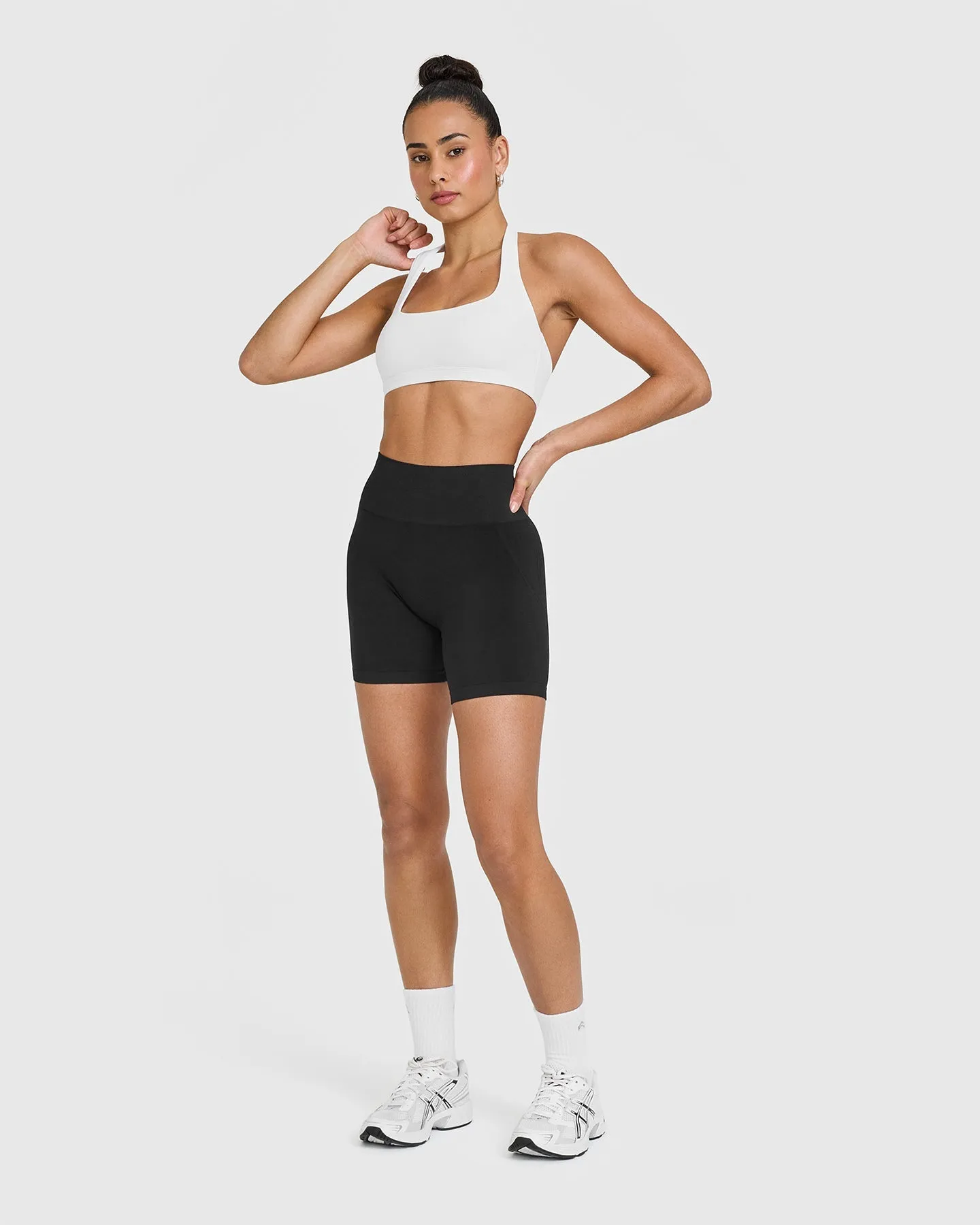 EasyLift™ Halter Bralette | White