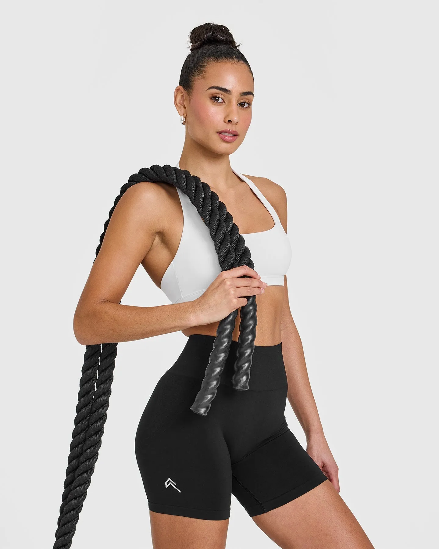EasyLift™ Halter Bralette | White