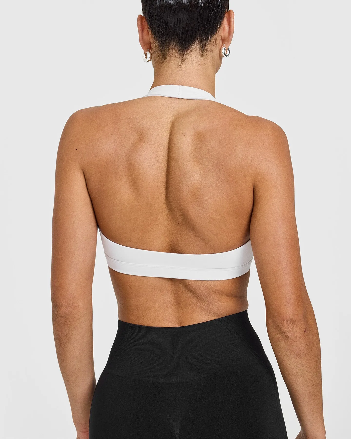 EasyLift™ Halter Bralette | White