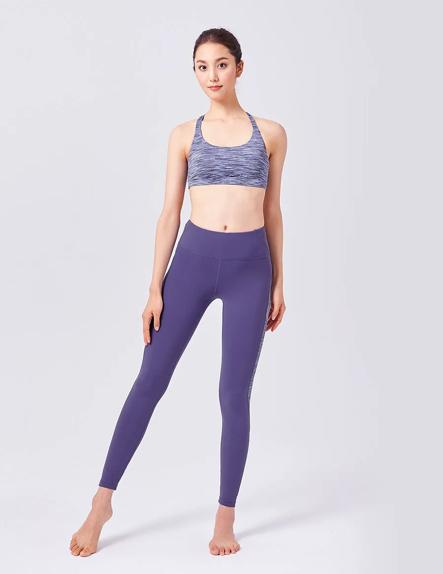 easyoga LA-VEDA Libra Bra - D56 Dark/Light Blue Stripe