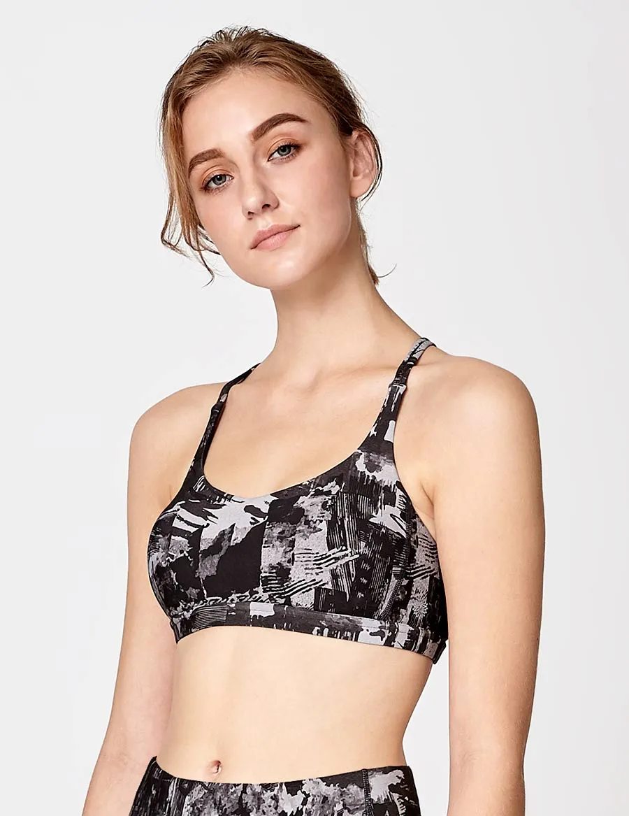 easyoga LA-VEDA Lithe Me Bra - FA1 Montage Gray