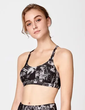 easyoga LA-VEDA Lithe Me Bra - FA1 Montage Gray