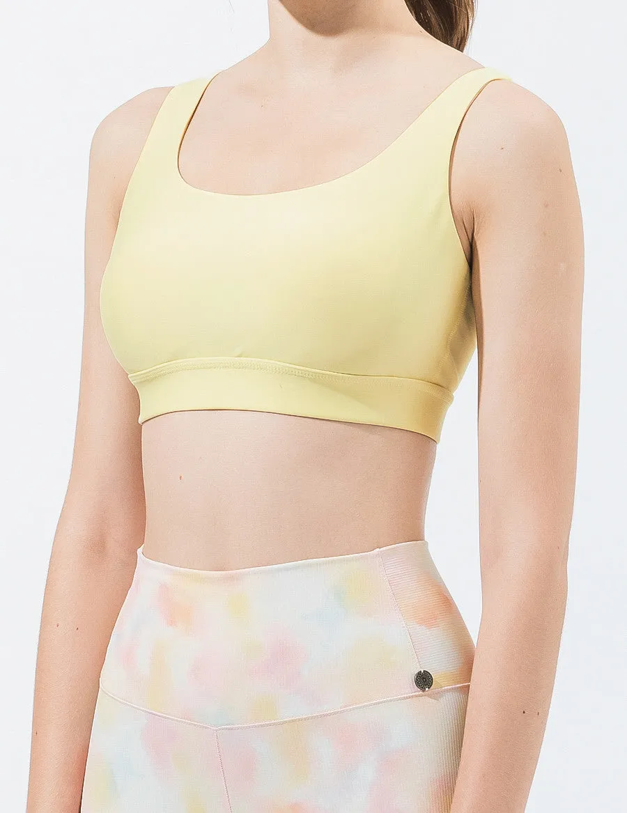 easyoga LA-VEDA Quantum Bra - Y12 Light Cream yellow