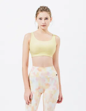 easyoga LA-VEDA Quantum Bra - Y12 Light Cream yellow
