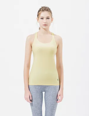 easyoga LA-VEDA Stabilize Tank - Y12 Light Cream yellow