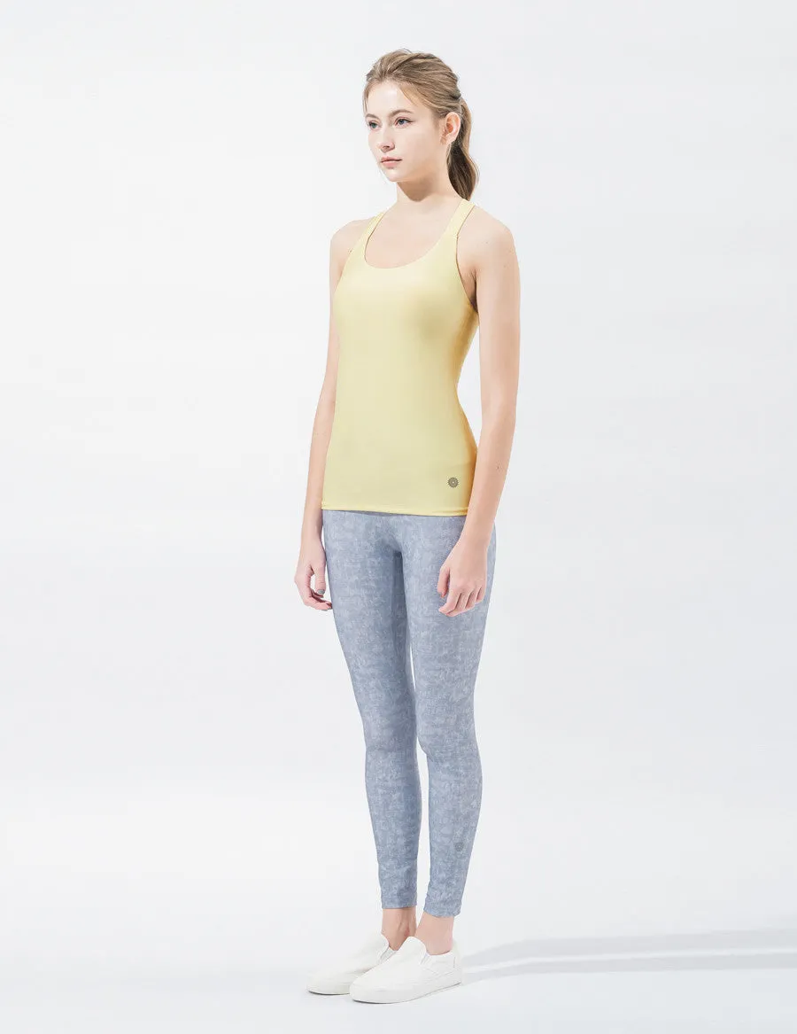 easyoga LA-VEDA Stabilize Tank - Y12 Light Cream yellow