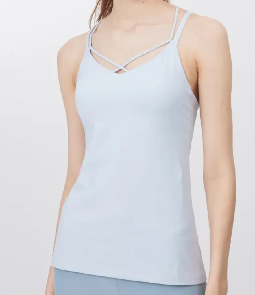 easyoga Lespiro Allure Tank - B1 Light Blue