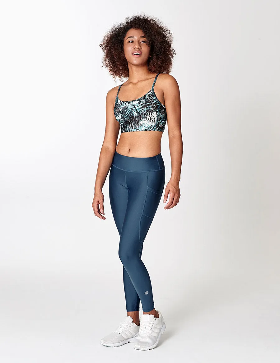 easyoga Lespiro Brace Up Bra - F87 Cyan Light Ray