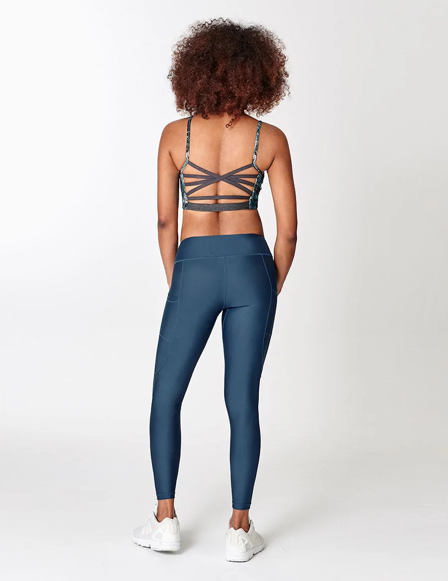 easyoga Lespiro Brace Up Bra - F87 Cyan Light Ray