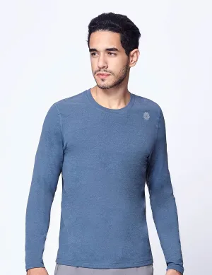 easyoga LESPIRO Men's Stretch Long Sleeve - M33 M-Ink Blue