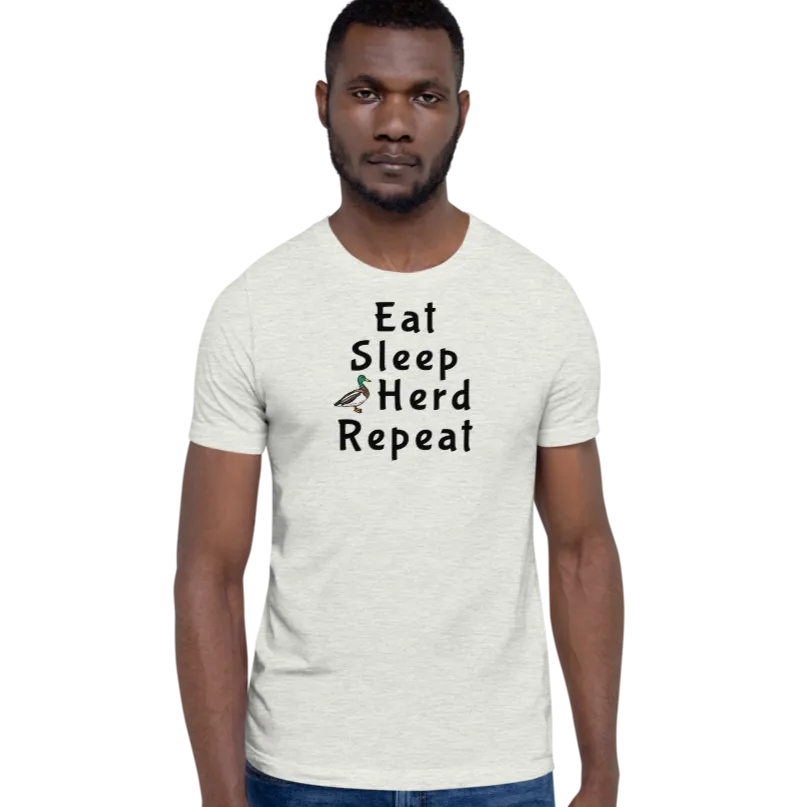 Eat Sleep Duck Herd Repeat T-Shirts - Light