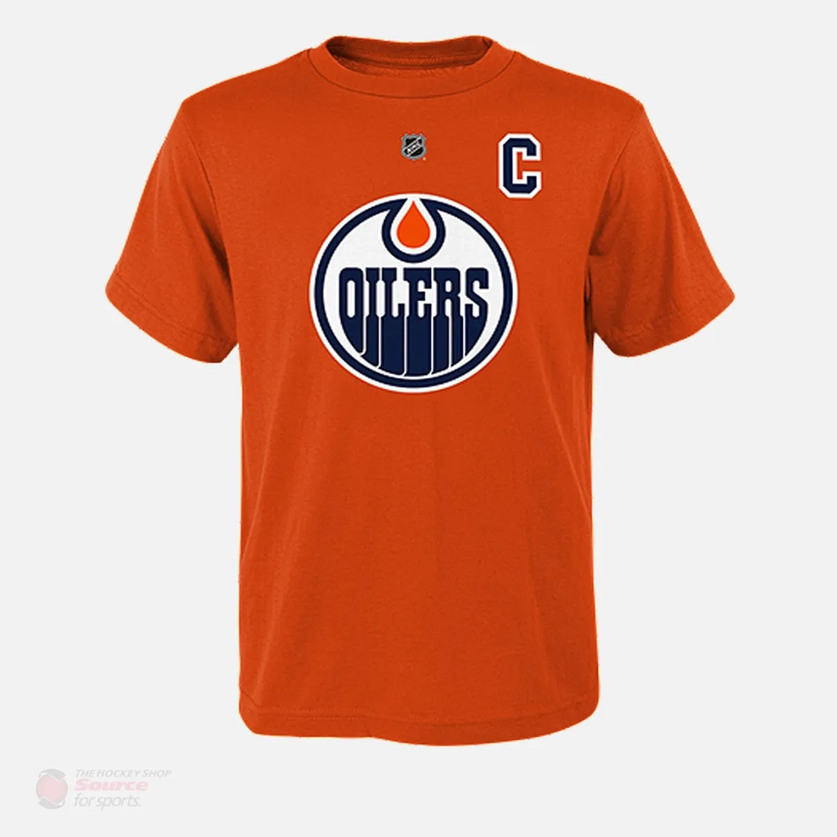 Edmonton Oilers Outer Stuff Name & Number Youth Shirt - Connor McDavid