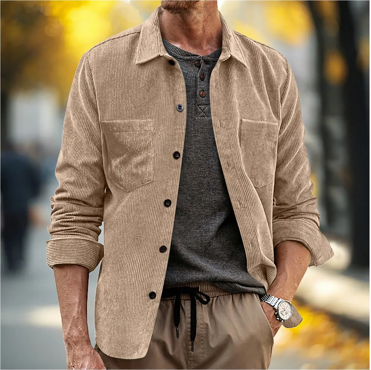 Edward | Corduroy Men’s Shirt