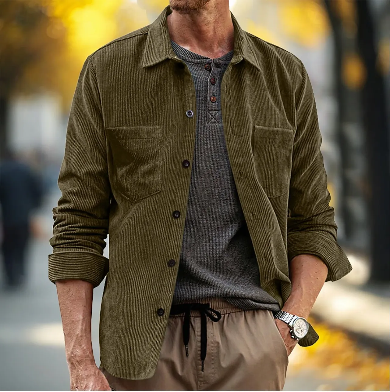 Edward | Corduroy Men’s Shirt