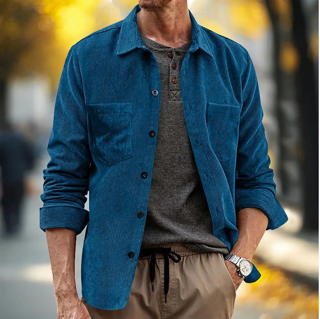 Edward | Corduroy Men’s Shirt