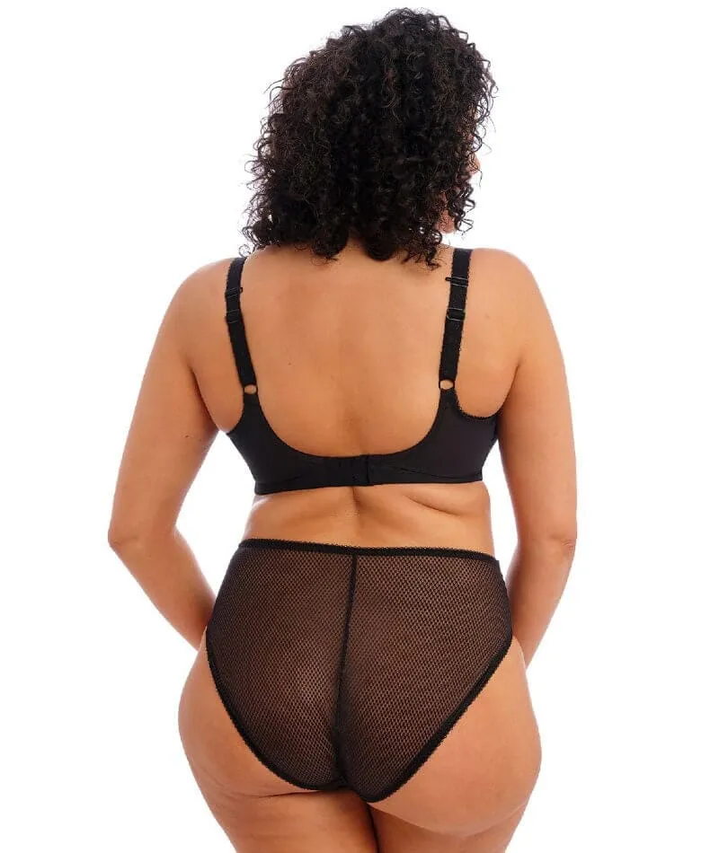Elomi Charley Underwire Stretch Plunge Bra - Black