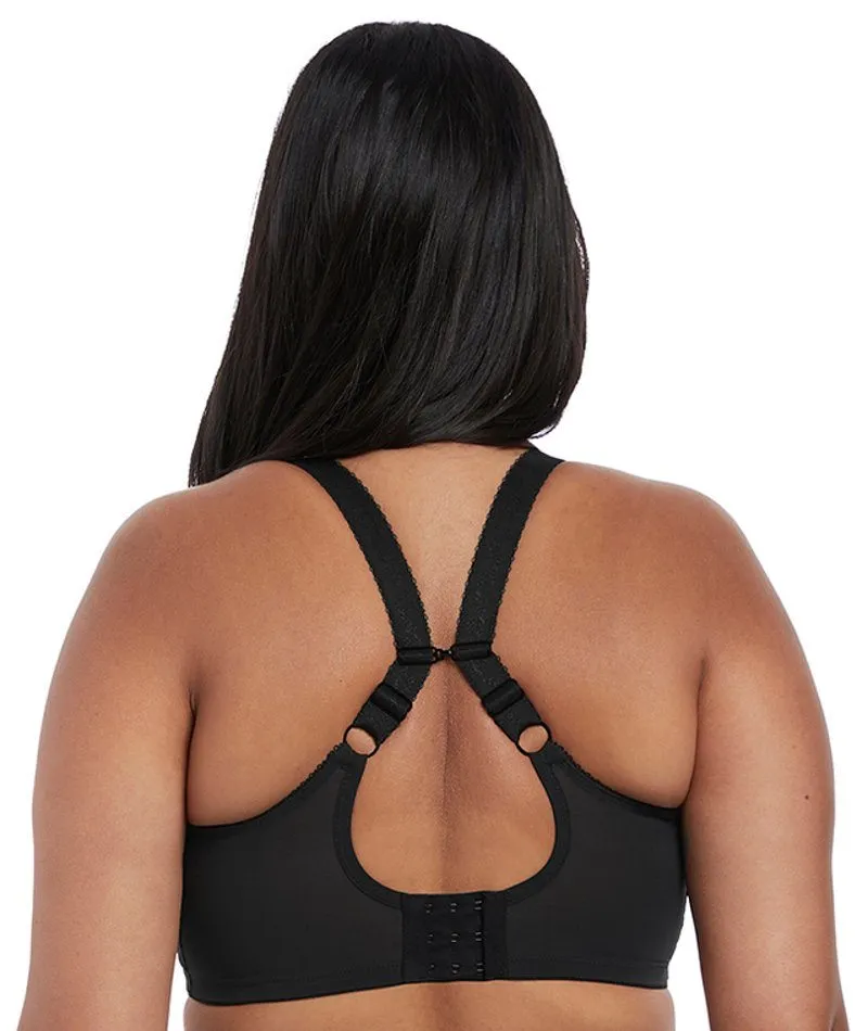 Elomi Charley Underwire Stretch Plunge Bra - Black